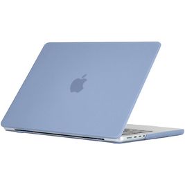 Mobigear Matte MacBook Pro 14 Inch (2021-2025) Hoes Hardshell Laptopcover MacBook Case - Pastelblauw - Model A2442 / A2779 / A2918 / A2992 / A3401 / A3112 / A3434