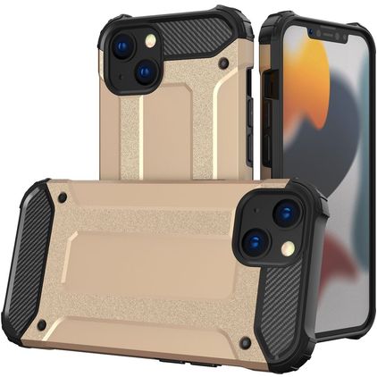 Mobigear Outdoor iPhone 16 Hoesje Hardcase Backcover Shockproof - Goud