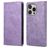 Mobigear Wallet iPhone 16 Pro Hoesje Bookcase Portemonnee - Paars