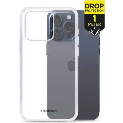 Mobilize Naked Protection Doorzichtig iPhone 13 Pro Max Hoesje Hardcase Backcover Shockproof - Transparant