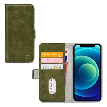 Mobilize Elite Gelly iPhone 12 Mini Hoesje Bookcase - Groen
