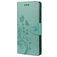 Mobigear Flowers Samsung Galaxy A53 Hoesje Bookcase Portemonnee - Turquoise