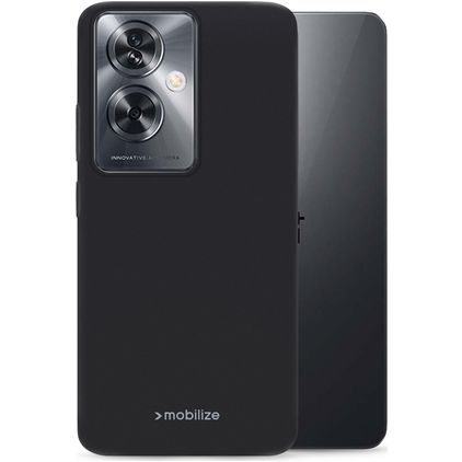 Mobilize Rubber Gelly OnePlus Nord N30 SE Hoesje Flexibel TPU Backcover - Matt Black