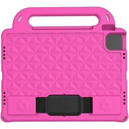 Mobigear Diamond iPad Pro 11 Inch (2021) Kinder Tablethoes met Handvat - Roze