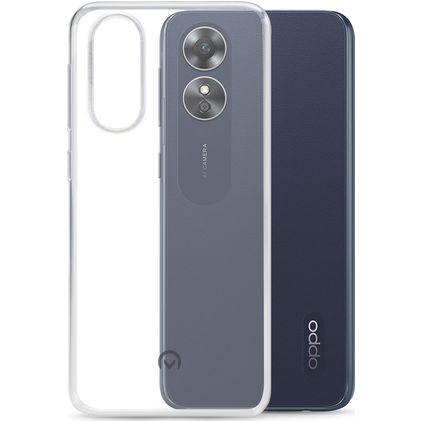 Mobilize Gelly Doorzichtig OPPO A17 Hoesje Flexibel TPU Backcover - Transparant