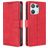 Mobigear Croco OPPO Reno 8 Pro 5G Hoesje Bookcase Portemonnee - Rood
