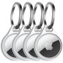 ITSkins AirCover Apple AirTag Hoesje Flexibel TPU Sleutelhanger - Wit