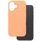 CARE by PanzerGlass Fashionable iPhone 16 Siliconen MagSafe Hoesje Backcover - Peachy