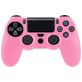 Mobigear Classic Dun Playstation 4 controller Hoesje Flexibel Siliconen - Roze