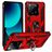 Mobigear Armor Ring Xiaomi 13T Hoesje Hardcase Backcover Shockproof met Ringhouder - Rood
