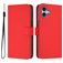 Mobigear Urban Wallet iPhone 16 Plus Hoesje Bookcase Portemonnee - Rood