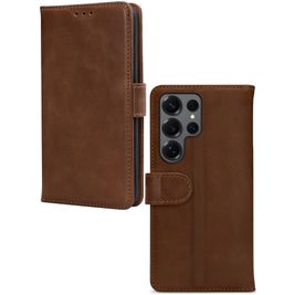 Mobilize Wallet Samsung Galaxy S25 Ultra Hoesje Echt Leer Bookcase Portemonnee - Bruin