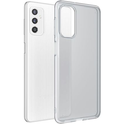 Mobigear Shockproof Doorzichtig Samsung Galaxy M52 Hoesje Hardcase Backcover Shockproof - Transparant