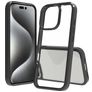 Mobigear Crystal iPhone 16 Pro Hoesje Hardcase Backcover - Zwart