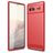 Mobigear Brushed Slim Google Pixel 6 Hoesje Flexibel TPU Backcover - Rood