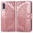 Mobigear Butterfly Samsung Galaxy A70 Hoesje Bookcase Portemonnee - Roségoud