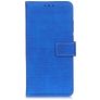 Mobigear Croco OPPO Reno 4 Hoesje Bookcase Portemonnee - Blauw