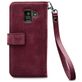Mobilize Gelly Zipper Samsung Galaxy A6 (2018) Hoesje Uitneembare 2in1 Clutch - Bordeaux