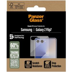 PanzerGlass Ultra Wide Fit Samsung Galaxy Z Flip 7 Glazen Screenprotector - Case Friendly