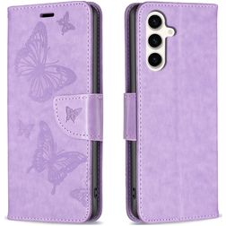Mobigear Butterfly Samsung Galaxy S23 FE Hoesje Bookcase Portemonnee - Paars