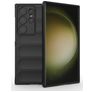 Mobigear Bumpy Samsung Galaxy S24 Ultra Hoesje Flexibel TPU Backcover - Zwart