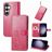 Mobigear Clover Samsung Galaxy S23 FE Hoesje Bookcase Portemonnee - Magenta