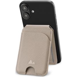 My Style Magnet Card Pasjeshouder - 5 Pasjes - MagSafe Compatible - Warm Grey