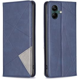 Mobigear Rhombus slim Samsung Galaxy A05 Hoesje Bookcase - Blauw