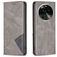 Mobigear Rhombus Slim OPPO Find X6 Pro Hoesje Bookcase - Grijs