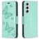 Mobigear Butterfly Samsung Galaxy S23 Hoesje Bookcase Portemonnee - Groen