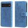 Mobigear Flowers Google Pixel 6 Hoesje Bookcase Portemonnee - Blauw
