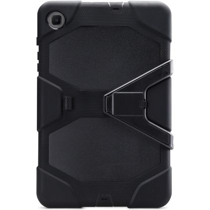 Xccess Survivor Essential Samsung Galaxy Tab S6 Lite Hoes Hard kunststof / Siliconen Backcover + Standaard - Zwart