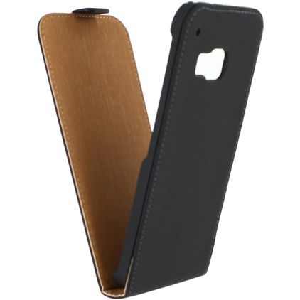Mobilize Ultra Slim Flip HTC One M9 Hoesje Flipcase - Zwart