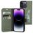 Mobiparts Classic Wallet iPhone 14 Pro Hoesje Bookcase Portemonnee - Stone Green