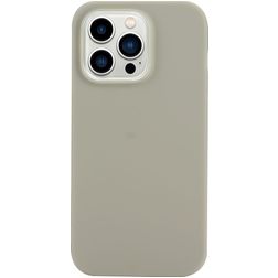 Mobigear Colors iPhone 14 Pro Max Hoesje Flexibel TPU Backcover - Grijs