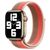Mobigear Woven Nylon Apple Watch Bandje Klittenbandsluiting - 49/46/45/44 mm - Roze