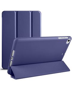 Mobigear Tri-Fold Gel iPad Air 2 (2014) Hoes TPU,Kunstleer Bookcase - Donkerblauw