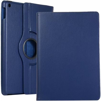 Mobigear DuoStand iPad 9 (2021) Hoes Draaibare Bookcase - Blauw
