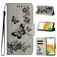 Mobigear Butterfly Samsung Galaxy A35 Hoesje Bookcase Portemonnee - Grijs