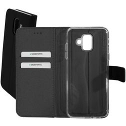 Mobiparts Premium Wallet Samsung Galaxy A6 (2018) Hoesje Bookcase Portemonnee - Zwart