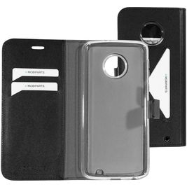 Mobiparts Classic Wallet Motorola Moto G6 Plus Hoesje Bookcase Portemonnee - Zwart