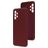 Mobiparts Samsung Galaxy A23 Siliconen Hoesje Backcover - Plum Red
