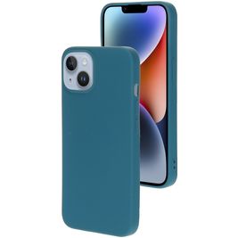 Mobiparts iPhone 14 Siliconen Hoesje Backcover - Blueberry Blue Mobiparts iPhone 14 Siliconen Hoesje Backcover - Blueberry Blue