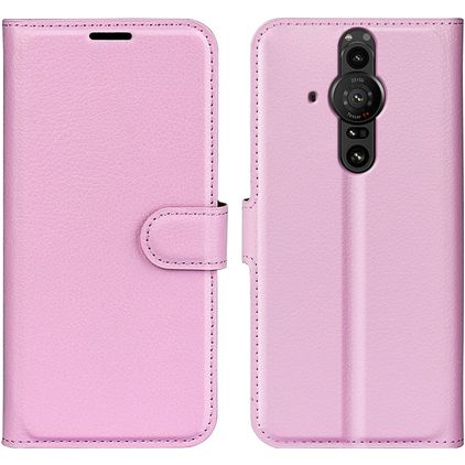 Mobigear Classic Sony Xperia Pro-I Hoesje Bookcase Portemonnee - Roze