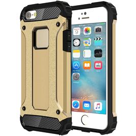 Mobigear Outdoor iPhone 5 Hoesje Hardcase Backcover Shockproof - Goud
