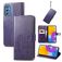 Mobigear Clover Samsung Galaxy M52 Hoesje Bookcase Portemonnee - Paars