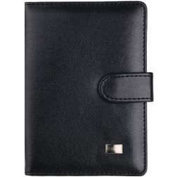 Mobigear Buckle Paspoort Hoesje - Zwart