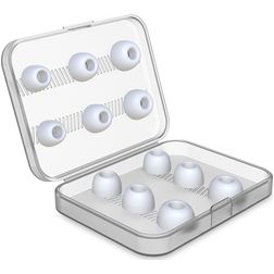 Mobigear AirPods Pro Reserve Siliconen Earplugs Set met 6 Maten - Wit