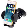 Mobigear Telefoonhouder Auto Zuignap Klem Universeel - Zwart