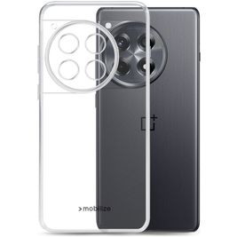 Mobilize Gelly Doorzichtig OnePlus 12R Hoesje Flexibel TPU Backcover - Transparant